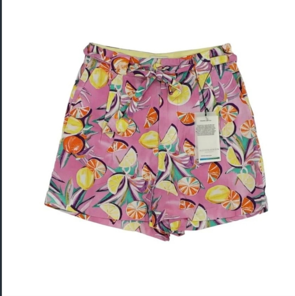 NWT Scotch  & Soda High-Rise Linen Blend Short